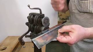 Tinsmithing Demonstration Reproducing a US Civil War Tin Cup [upl. by Kcirded104]