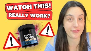 NITRIC BOOST ULTRA  ⚠️🚨BIG BEWARE🚨⚠️ NITRIC BOOST ULTRA REVIEW  NITRIC BOOST ULTRA REVIEWS [upl. by Ynar]