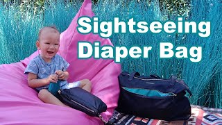 TRAVEL DIAPER BAG for Sightseeing with a Toddler amp Kids Lily Jade Jennifer [upl. by Sergeant]