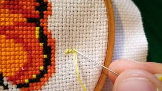 Absolute beginner cross stitch tutorial [upl. by Vasyuta375]