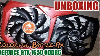 COLORFUL GTX 1650 4GB GDDR6  UNBOXING REVIEW [upl. by Hawkins391]