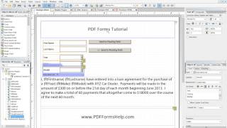 Combining Floating Fields and Dropdowns in Adobe LiveCycle Designer ES 4® [upl. by Rehtul]