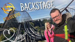 COLOSSOS 🔥 Backstage  Ein Blick hinter die Kulissen  Heide Park 2022 [upl. by Anissa845]