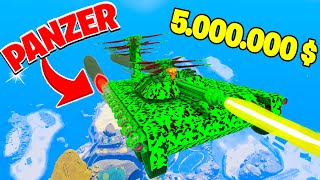 ich BAUE einen fliegenden PANZER HELIKOPTER und ZERSTÖRE ALLES unglaublich 😂 in Trailmakers [upl. by Hgielar333]