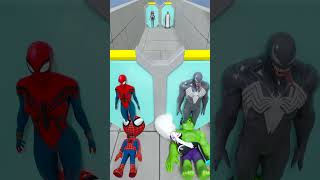 Kiss Run Hulk vs Spiderman In Barry Prison gta shorts [upl. by Haidebej]