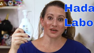 Hada Labo Skincare Gokujyun Hyaluronic Acid Face Foam Cleanser Review amp How to Use [upl. by Noonan]