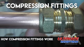 How compression fittings work [upl. by Ennaeel]