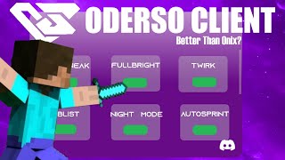 NEW PVP CLIENT  MINECRAFT BEDROCK EDITION 12060  12062 OderSo Client [upl. by Eanil]