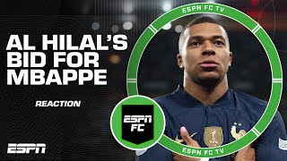 Juls on Al Hilals €300M bid for Mbappe The ONLY club he wants to join is Real Madrid  ESPN FC [upl. by Krusche328]