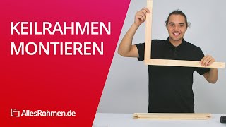 So baut ihr einen Keilrahmen zusammen – perfekt in nur 4 Schritten [upl. by Nisse944]