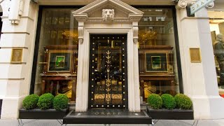 Luxury Sloane Street Shops Chelsea  London Architecture [upl. by Medin]