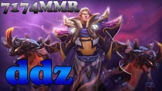 Dota 2  ddz 7174 MMR plays Invoker vol 2  Ranked Match Gameplay [upl. by Eceirtal]