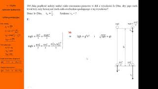305 Fizykamax pole grawitacyjne swobodny spadek i rzut pionowy w dół Prawo grawitacji [upl. by Akceber]