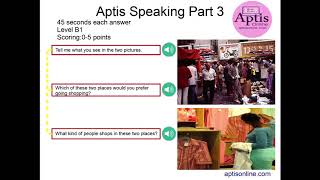 Aptis Speaking Practice 1 Test Online [upl. by Melise]