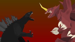 Godzilla in hell vs destroyah [upl. by Itra]