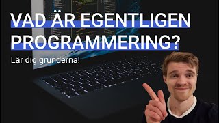 Vad är programmering En introduktion för nybörjare [upl. by Eltsirhc]