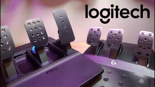 Logitech G PRO Racing vs standard Logitech Pedals SIZE COMPARISON [upl. by Lin]