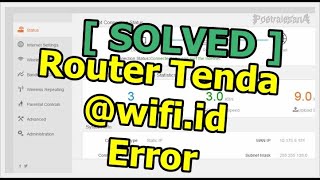 Router Tenda  wifiid Error Get and Ip Sucessfully but can not surf the internet connection [upl. by Aihsikal295]