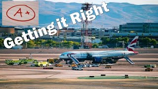 Plane Crash  ARFF Firefighter Tactics British Airways Las Vegas [upl. by Oberstone]