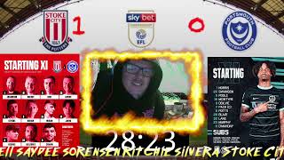 this is my reaction to omahony goal for portsmouth vs stoke city in the efl championship [upl. by Hgierb]