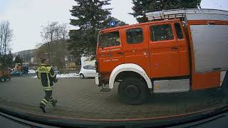 INSIDE VIEW ELWHLF Feuerwehr Oelsnitz Ölspur mit Gefahr [upl. by Eelyek865]