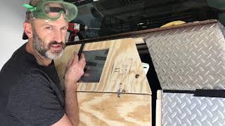 Truck Build Design Guide Making The Rear Door Window [upl. by Isaiah351]