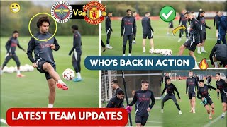 DONE✅De LigtGARNACHORASHFORDZARKIZEE🔥MAN UNITED TRAINING NEWS AHEAD OF FENERBAHÇE manunitednews [upl. by Keryt]