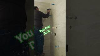 Caulking with silicone Easy tile howtotile silicone [upl. by Rudyard]