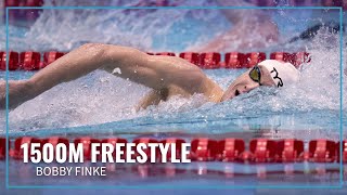 Bobby Finke Starts Meet With Victory in 1500M Freestyle  2024 TYR Pro Swim Series San Antonio [upl. by Asyen600]