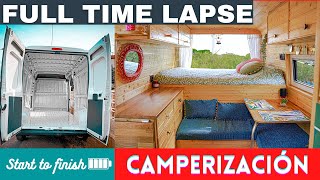 🚐CAMPERIZACION COMPLETA🤩 En que orden camperizar furgoneta paso a paso 👍 de inicio a fin 🏠 VAN TOUR [upl. by Fillbert]