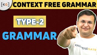 66 Type 2 Grammar  Context free grammar  Chomsky classification of grammar  Automata Theory [upl. by Htnnek]