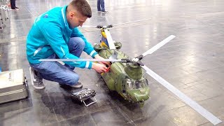 SUPER BIG RC HELI BICOPTER CHINOOK I 2 PLACE ON TV I BoeingVertol CH47 I INTERMODELLBAU I [upl. by Nylkcaj]