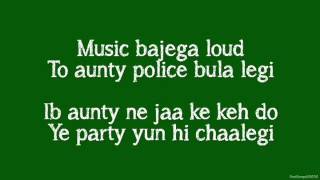 Party All Night Lyrics BOSS ft Yo Yo Honey Singh Aksha [upl. by Juetta935]