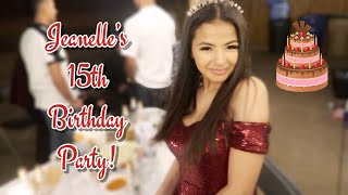 BABY SISTERS 15TH BDAY VLOG 🎂 [upl. by Russom]