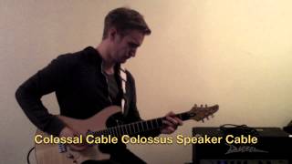 Colossal Cable Colossus Speaker Cable Demo by Josh Wibaut [upl. by Laufer745]