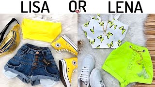 LISA OR LENA 💖 Fashion Styles [upl. by Netsruk]