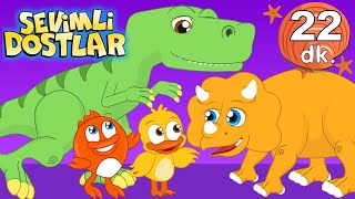 Dinozorlar Sevimli Dostlar Bebek Şarkıları  Çocuk şarkıları  Adisebaba TV Nursery Rhymes [upl. by Katya]