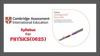 IGCSE Physics  IGCSE Physics Syllabus Guide  IGCSE Phy Syllabus2024 in 5 min Mahesh Jain [upl. by Eynaffit210]