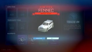 Gettingg fennec from import trade in in Rocket league [upl. by Vigor]