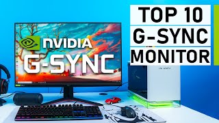 Top 10 Best GSync Gaming Monitors [upl. by Aihc88]