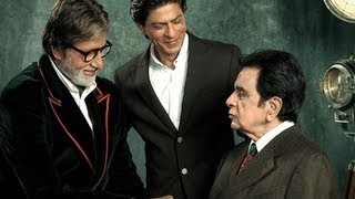 Legends Amitabh SRK amp Dilip Kumar Launches Filmfare Magazine Cover Page [upl. by Arzed]