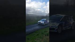 North west stages in garstang on 23rd March 2024 with Car 2 Keith Cronin in his Ford Fiesta rally2 [upl. by Amerigo]