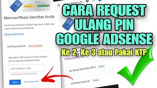 Cara request ulang PIN Google Adsense Youtube 2023 [upl. by Alenoel]