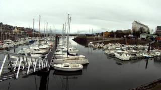 Treboul baie de Douarnenez le port la cale 30 jan 2012 [upl. by Esilahc311]