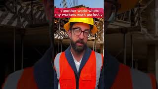 In another world where my workers work perfectly adamrose construction funny reaction [upl. by Primrose687]