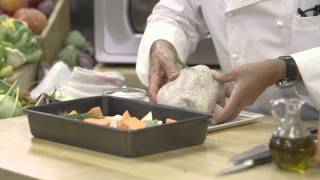 Roasted Chicken in 45 Minutes with Wolfgang Puck [upl. by Thgiwed]