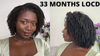 2 YEARS 9 MONTHS MICROLOCS UPDATE Loc Tour Imperfections and Lint [upl. by Kerad]