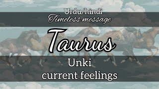 TAURUS ♉️ UNKI CURRENT FEELINGS TIMELESS URDUHINDI tarot reading taurus currentfeelings [upl. by Bittencourt505]