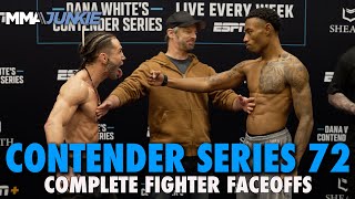 Dana Whites Contender Series 72 Full Fight Card Faceoffs from Las Vegas [upl. by Litch]