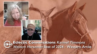 Winner of Western Horsemans 2024 Best Artist Award Karmel Timmons [upl. by Asha499]